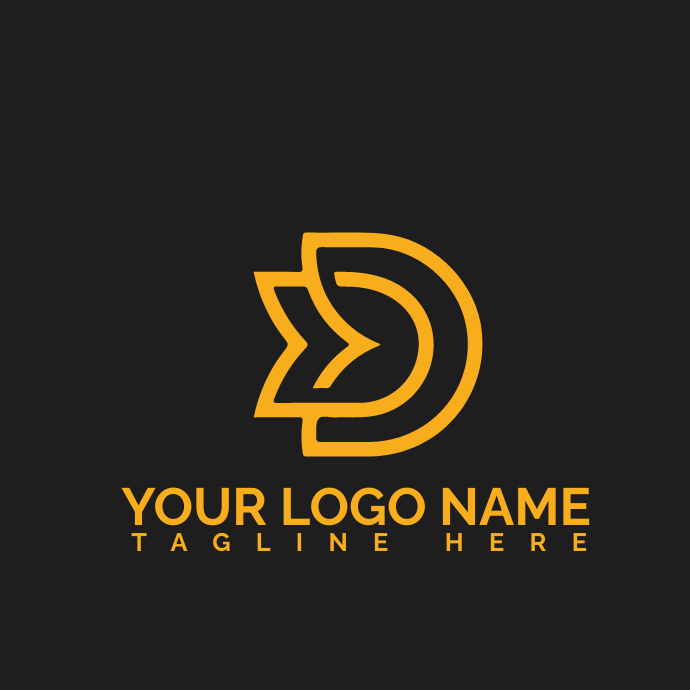DD logo design| Company logo template